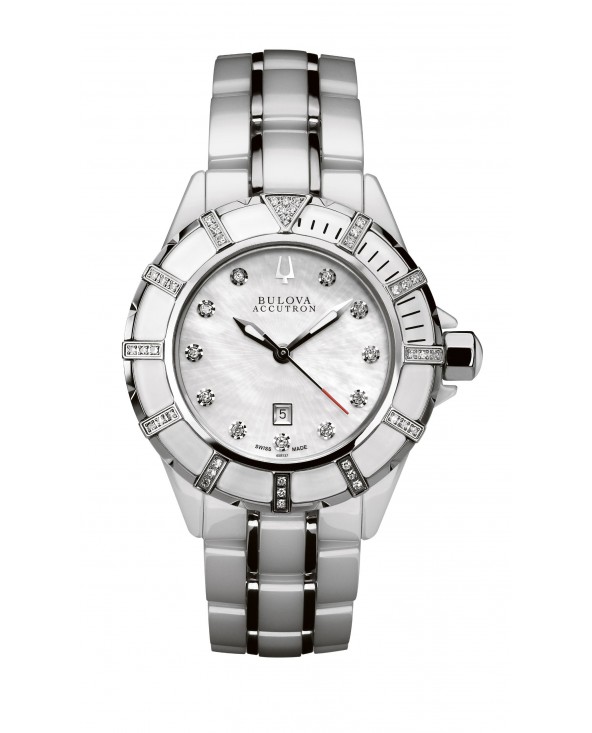 OROLOGIO DONNA BULOVA MIRADOR 65R137 CERAMICA E DIAMANTI 65r137 Bulova - 1