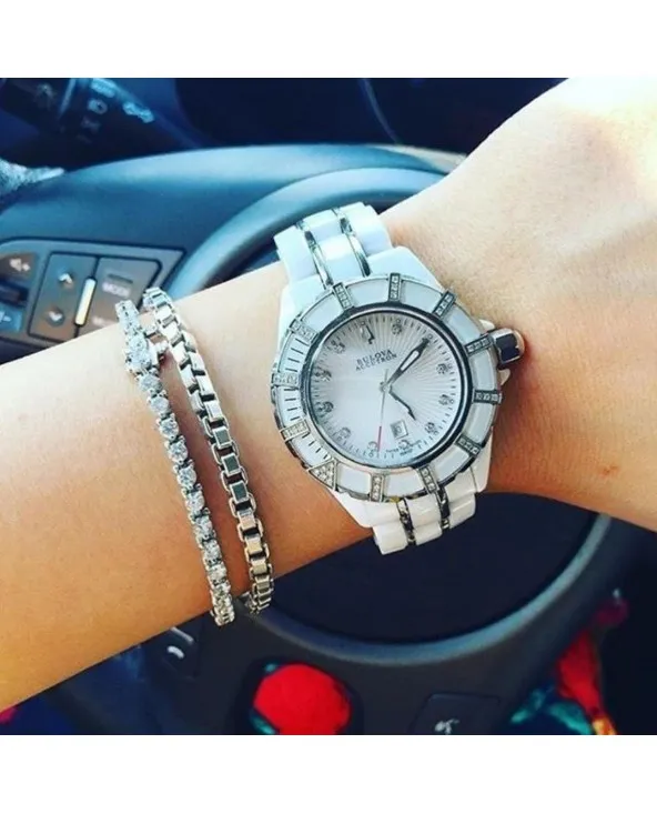 Orologio donna BULOVA Accutron Mirador in ceramica e diamanti 65R137 65r137 Bulova - 2 Orologio donna BULOVA Accutron Mirador in ceramica e diamanti 65R137 65r137 Bulova - 2