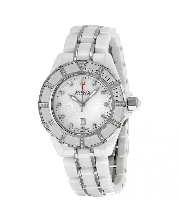 Orologio donna BULOVA Accutron Mirador in ceramica e diamanti 65R137 65r137 Bulova - 3 Orologio donna BULOVA Accutron Mirador in ceramica e diamanti 65R137 65r137 Bulova - 3