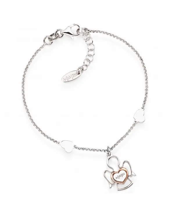BRACCIALE ARGENTO ANGELO - AMEN - BRAN2 bran2 Amen - 1 BRACCIALE ARGENTO ANGELO - AMEN - BRAN2 bran2 Amen - 1