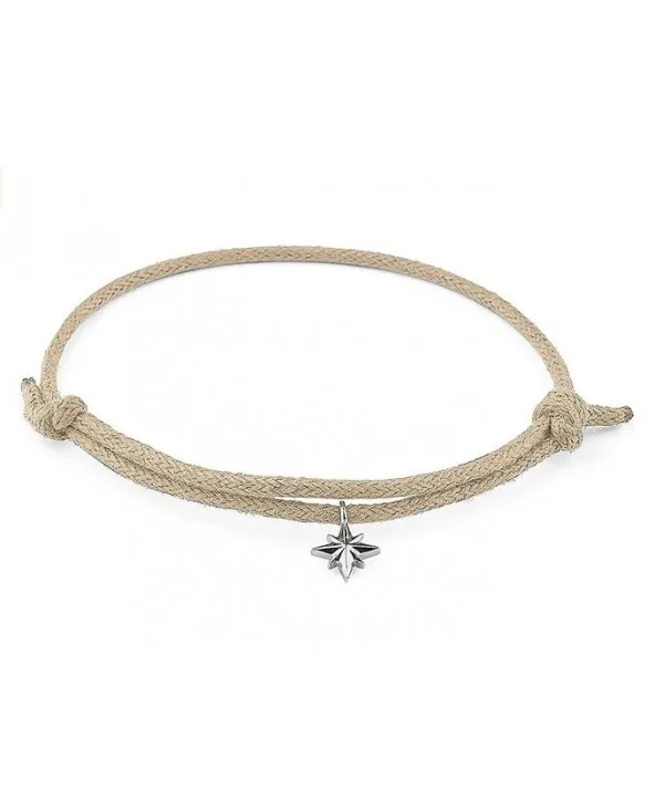 BRACCIALE CORDA BEIGE CON ROSA DEI VENTI MARCA ROSATO STORIE RZLE008 rzle008 Rosato - 1 BRACCIALE CORDA BEIGE CON ROSA DEI VENTI MARCA ROSATO STORIE RZLE008 rzle008 Rosato - 1