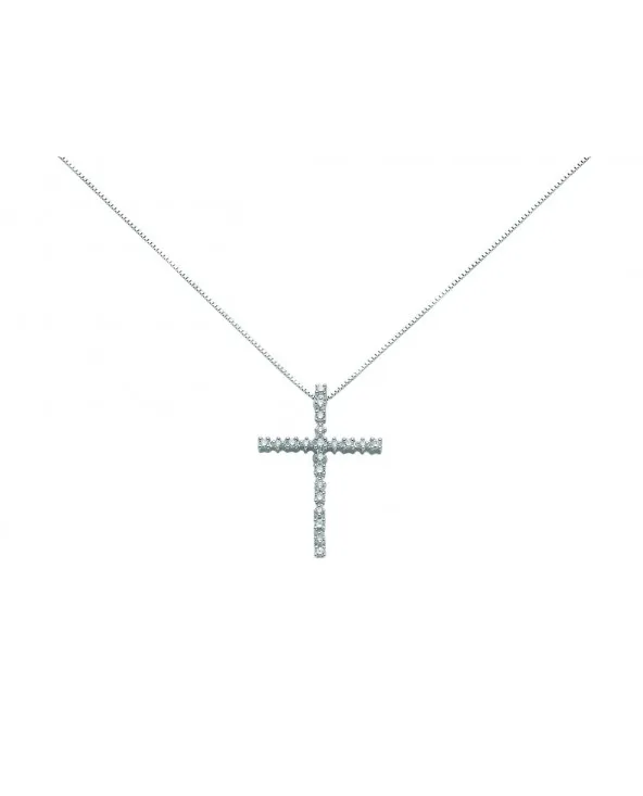 COLLIER CON CROCE IN ORO BIANCO E DIAMANTI MILUNA CLD1843 cld1843 Miluna - 3 COLLIER CON CROCE IN ORO BIANCO E DIAMANTI MILUNA CLD1843 cld1843 Miluna - 3