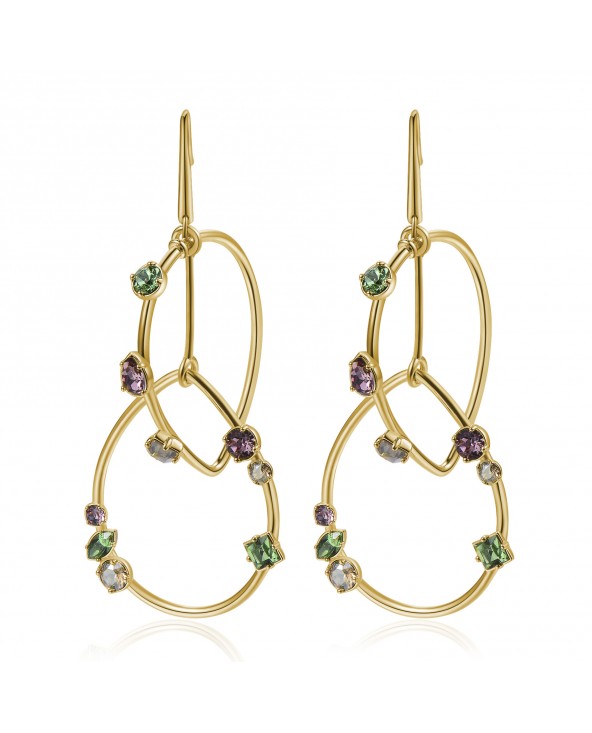 BROSWAY ORECCHINI AFFINITY DORATI PENDENTI CON CRISTALLI BFF93 bff93 BROSWAY gioielli - 1 BROSWAY ORECCHINI AFFINITY DORATI PENDENTI CON CRISTALLI BFF93 bff93 BROSWAY gioielli - 1