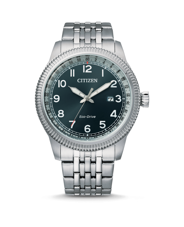 Citizen Eco-Drive Cronografo Uomo CA4420-81L – Cassa 43mm, Bracciale Acciaio, Carica Alla Luce