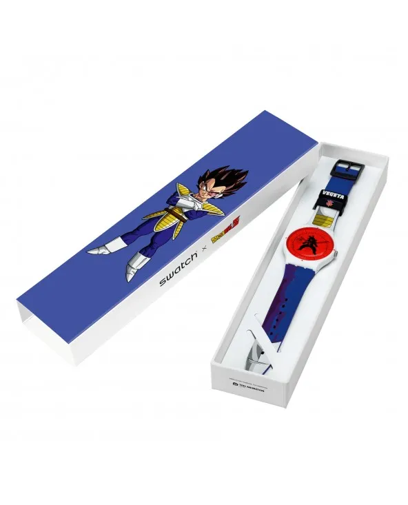 OROLOGIO SOLOTEMPO VEGETA DRAGONBALL Z DI SWATCH SUOZ348 suoz348 Swatch - 3 OROLOGIO SOLOTEMPO VEGETA DRAGONBALL Z DI SWATCH SUOZ348 suoz348 Swatch - 3