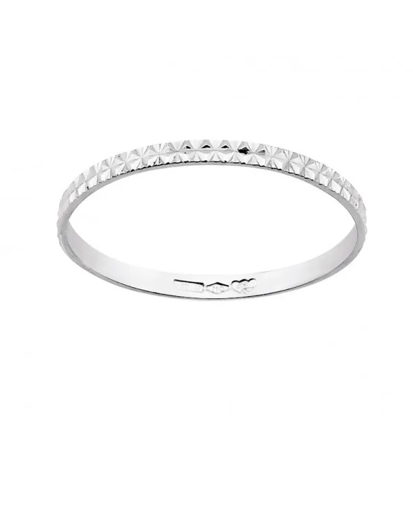 ANELLO FEDINA FERMANELLO LARGA 2 MM. ORO 18 KT BIANCO ANELLO FEDINA FERMANELLO LARGA 2 MM. ORO 18 KT BIANCO