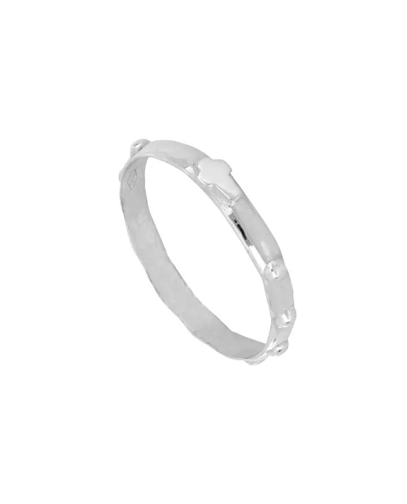 ANELLO ROSARIO IN ORO 18KT. 1,5 GR. LARGO 3 MM. SENZA PIETRE anrosau.2 Antonio Romano Gioielli - 3 ANELLO ROSARIO IN ORO 18KT. 1,5 GR. LARGO 3 MM. SENZA PIETRE anrosau.2 Antonio Romano Gioielli - 3