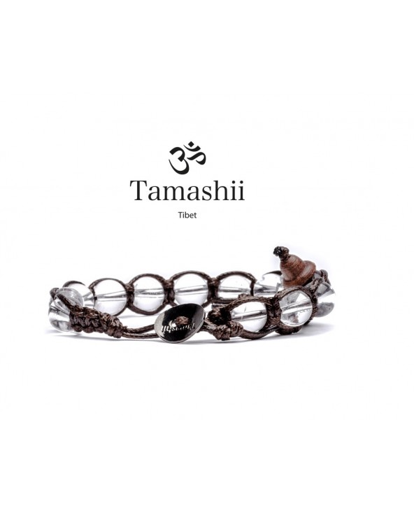 BRACCIALE TAMASHII CRISTALLO DI ROCCA TRASPARENTE BHS900-61 bhs900-61 Tamashii - 1 BRACCIALE TAMASHII CRISTALLO DI ROCCA TRASPARENTE BHS900-61 bhs900-61 Tamashii - 1
