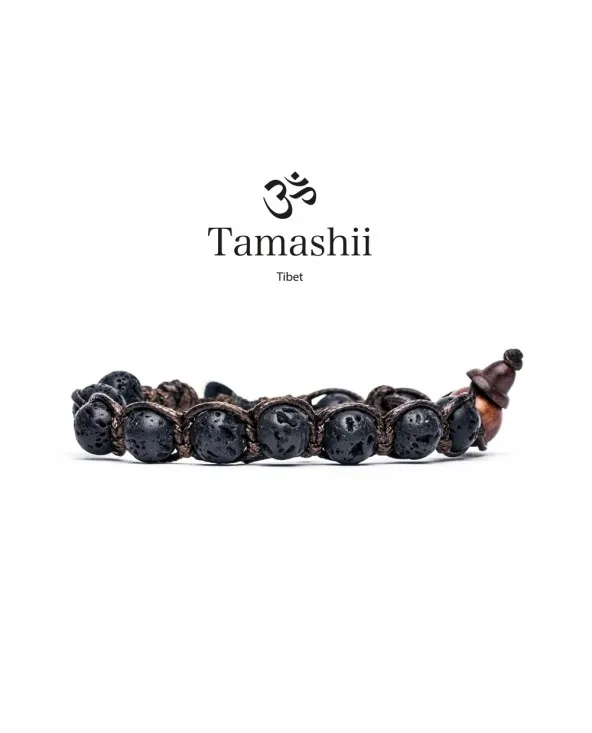 BRACCIALE TAMASHII TIBET LAVA NERA BHS900-98 bhs900-98 Tamashii - 1 BRACCIALE TAMASHII TIBET LAVA NERA BHS900-98 bhs900-98 Tamashii - 1