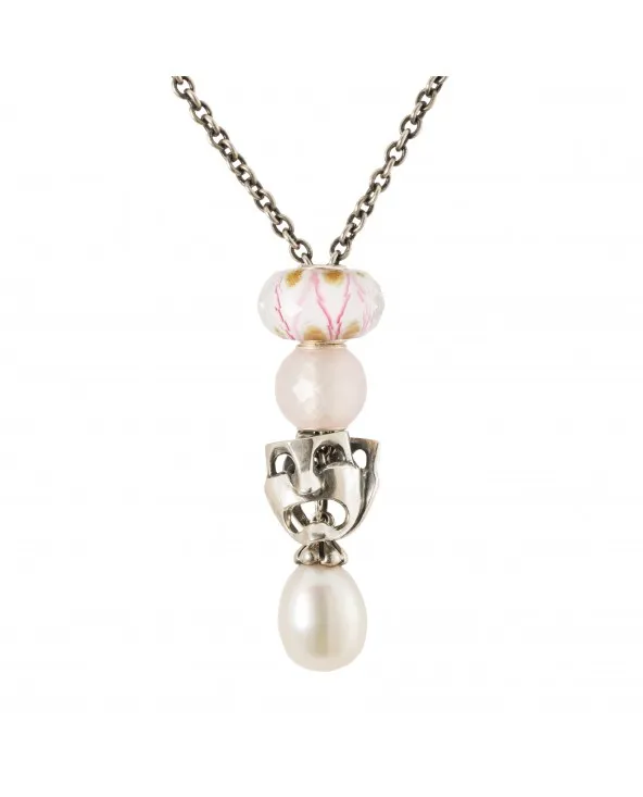 Bead Sinfonia Rosa in Argento e Vetro Charm Trollbeads TGLBE-30105 tglbe-30105 Trollbeads - 3 Bead Sinfonia Rosa in Argento e Vetro Charm Trollbeads TGLBE-30105 tglbe-30105 Trollbeads - 3