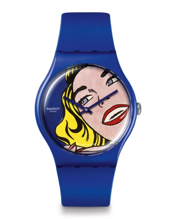 OROLOGIO SWATCH GIRL BY ROY LICHTENSTEIN, THE WATCH SUOZ352 suoz352 Swatch - 1 OROLOGIO SWATCH GIRL BY ROY LICHTENSTEIN, THE WATCH SUOZ352 suoz352 Swatch - 1