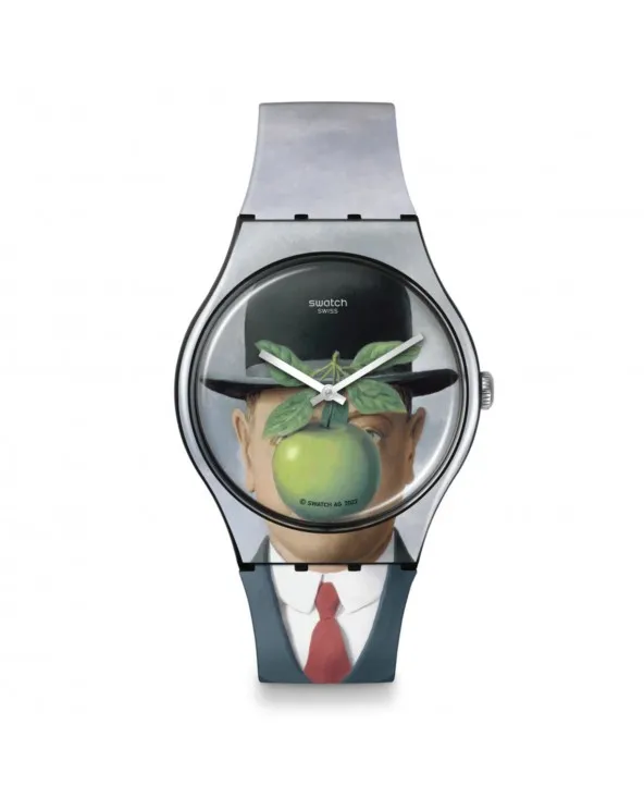 OROLOGIO SWATCH LE FILS DE L'HOMME BY RENE MAGRITTE SUOZ350 suoz350 Swatch - 1 OROLOGIO SWATCH LE FILS DE L'HOMME BY RENE MAGRITTE SUOZ350 suoz350 Swatch - 1