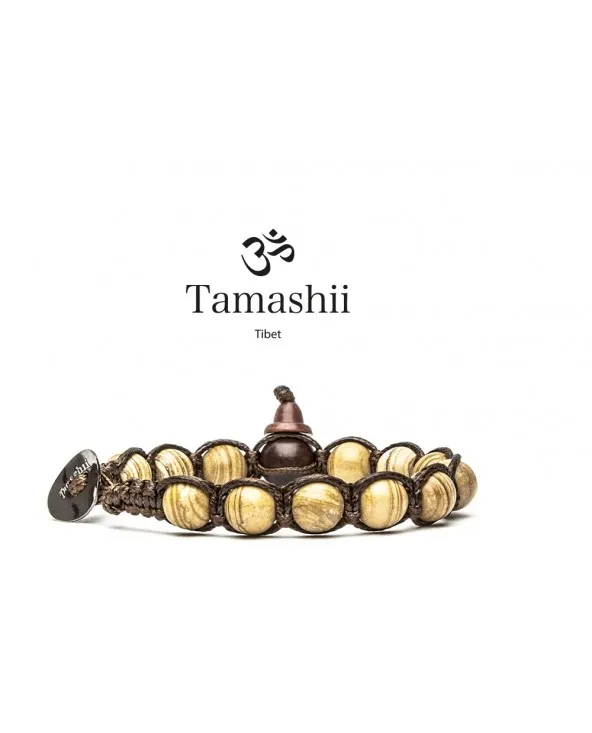 BRACCIALE TAMASHII TIBET DIASPRO GIALLO STRIATO BHS900-227 bhs900-227 Tamashii - 1 BRACCIALE TAMASHII TIBET DIASPRO GIALLO STRIATO BHS900-227 bhs900-227 Tamashii - 1