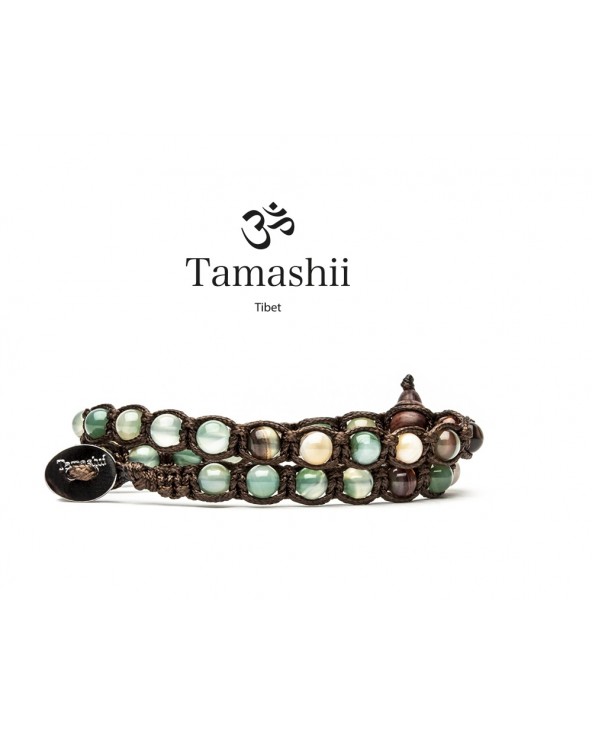 BRACCIALE TAMASHII TIBET AGATA MUSCHIATA STRIATA DOPPIO GIROBHS600-162 bhs600-162 Tamashii - 1 BRACCIALE TAMASHII TIBET AGATA MUSCHIATA STRIATA DOPPIO GIROBHS600-162 bhs600-162 Tamashii - 1