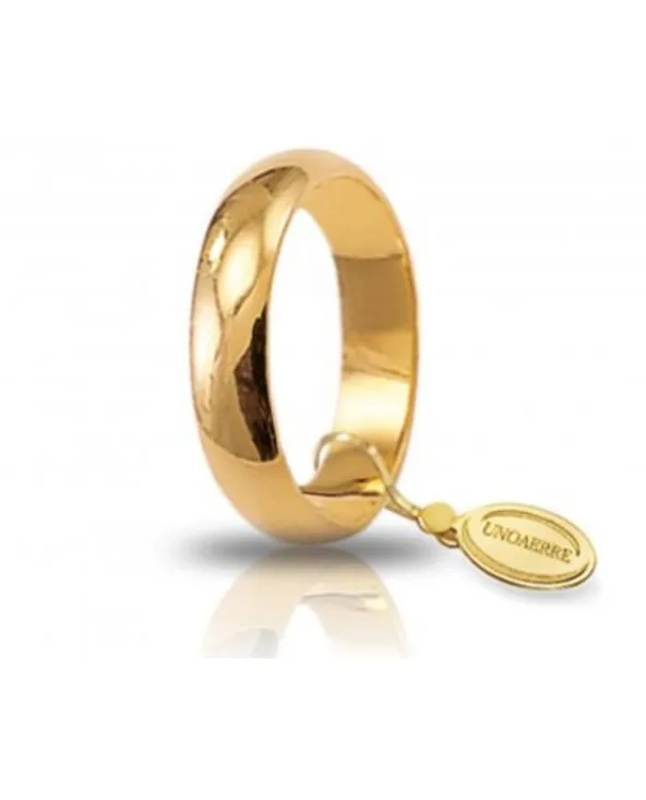 FED NUZIALE LARGA 4,9 MM. 5 GRAMMI MANTOVANA ORO GIALLO UNOAERRE fdaug5m1ar Unoaerre - 1 FED NUZIALE LARGA 4,9 MM. 5 GRAMMI MANTOVANA ORO GIALLO UNOAERRE fdaug5m1ar Unoaerre - 1