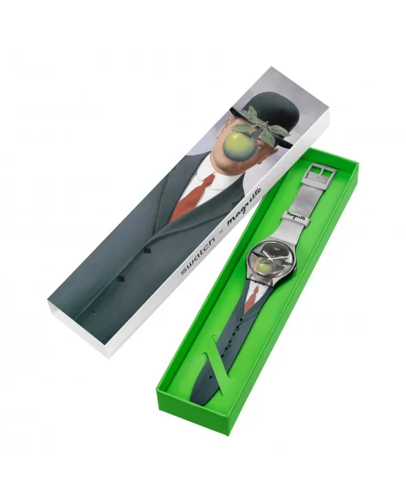 OROLOGIO SWATCH LE FILS DE L'HOMME BY RENE MAGRITTE SUOZ350 suoz350 Swatch - 3 OROLOGIO SWATCH LE FILS DE L'HOMME BY RENE MAGRITTE SUOZ350 suoz350 Swatch - 3