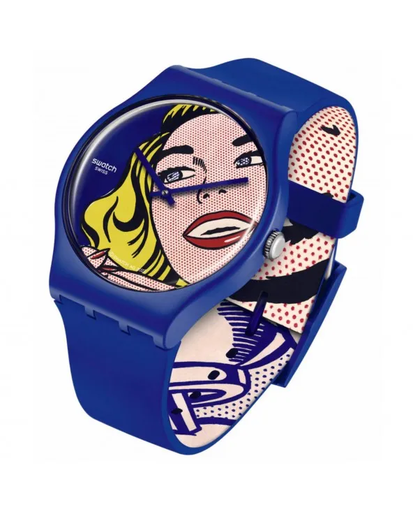 OROLOGIO SWATCH GIRL BY ROY LICHTENSTEIN, THE WATCH SUOZ352 suoz352 Swatch - 2 OROLOGIO SWATCH GIRL BY ROY LICHTENSTEIN, THE WATCH SUOZ352 suoz352 Swatch - 2