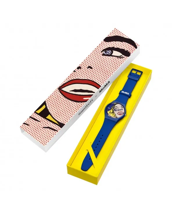 OROLOGIO SWATCH GIRL BY ROY LICHTENSTEIN, THE WATCH SUOZ352 suoz352 Swatch - 3 OROLOGIO SWATCH GIRL BY ROY LICHTENSTEIN, THE WATCH SUOZ352 suoz352 Swatch - 3