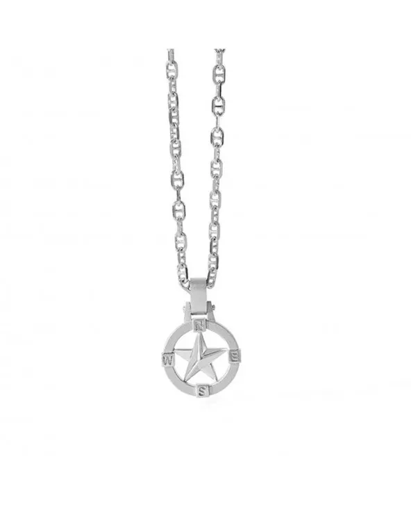 COLLANA UOMO STELLA POLARE IN ARGENTO DI COMETE GIOIELLI UGL655 ugl655 Comete - 2 COLLANA UOMO STELLA POLARE IN ARGENTO DI COMETE GIOIELLI UGL655 ugl655 Comete - 2