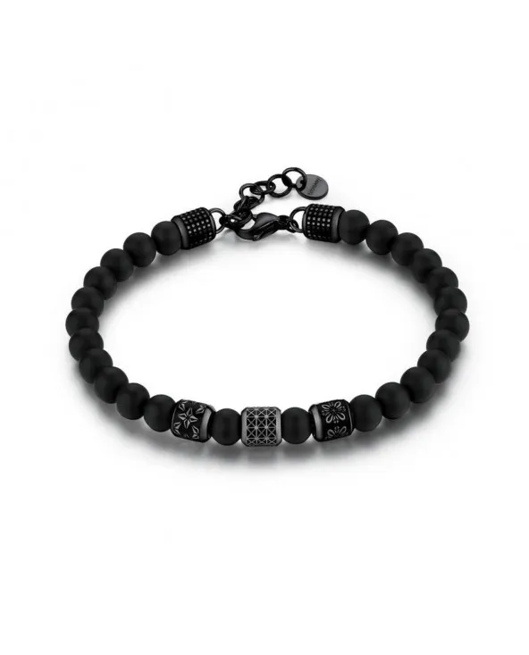 Bracciale Uomo Bullet BUL38 Brosway in acciaio e Onice bul38 BROSWAY gioielli - 2 Bracciale Uomo Bullet BUL38 Brosway in acciaio e Onice bul38 BROSWAY gioielli - 2