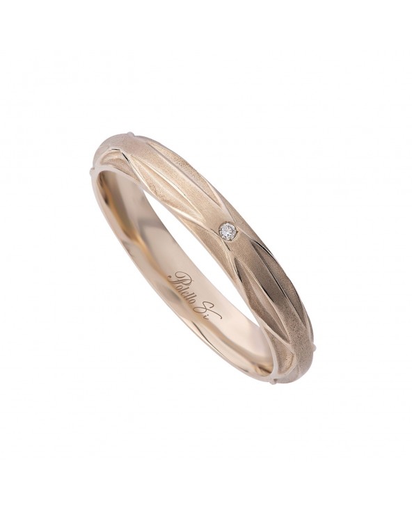 FEDE IN ORO CHAMPAGNE E DIAMANTE POLELLO 3308DCH 3308dch Polello - 1 FEDE IN ORO CHAMPAGNE E DIAMANTE POLELLO 3308DCH 3308dch Polello - 1