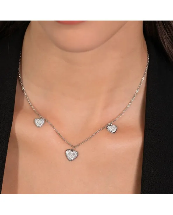Collana donna LUCA BARRA Cuori e cristalliCK1964 ck1964 Luca Barra - 3 Collana donna LUCA BARRA Cuori e cristalliCK1964 ck1964 Luca Barra - 3