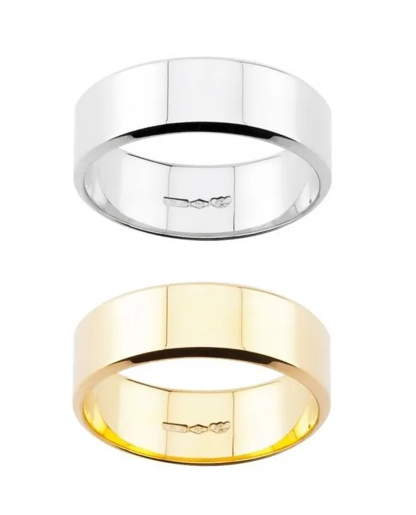 Anello Fede Fedina unisex in Oro 18 Kt. Bianco o Giallo Larga 7mm. Peso 7,20 grammi. Anello Fede Fedina unisex in Oro 18 Kt. Bianco o Giallo Larga 7mm. Peso 7,20 grammi.
