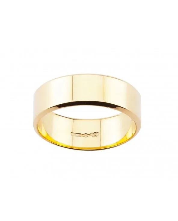 Anello Fede Fedina unisex in Oro Giallo 18kt Larga 7mm Peso 7,20 grammi Anello Fede Fedina unisex in Oro Giallo 18kt Larga 7mm Peso 7,20 grammi