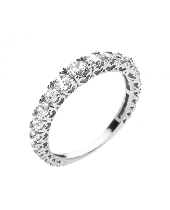 ANELLO VERETTA A GIRO CON ZIRCONIA IN ORO 18KT anvrgiroau.1 Antonio Romano Gioielli - 3 ANELLO VERETTA A GIRO CON ZIRCONIA IN ORO 18KT anvrgiroau.1 Antonio Romano Gioielli - 3