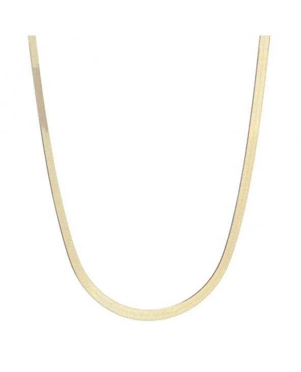 COLLANA MAGLIA SNAKE PIATTA LARGA 3MM IN ORO GIALLO 18KT clsnakeau.3 Antonio Romano Gioielli - 1 COLLANA MAGLIA SNAKE PIATTA LARGA 3MM IN ORO GIALLO 18KT clsnakeau.3 Antonio Romano Gioielli - 1