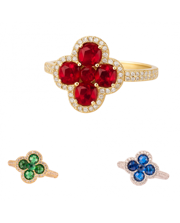 ANELLO CON FIORE COLORATO IN ARGENTO ULTIMA EDIZIONE aa02735 Ultima Edizione - 1 ANELLO CON FIORE COLORATO IN ARGENTO ULTIMA EDIZIONE aa02735 Ultima Edizione - 1