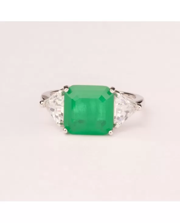 ANELLO PIETRA VERDE 10X10 IN ARGENTO ULTIMA EDIZIONE aa02035 Ultima Edizione - 1 ANELLO PIETRA VERDE 10X10 IN ARGENTO ULTIMA EDIZIONE aa02035 Ultima Edizione - 1