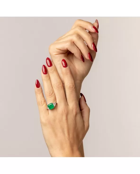 ANELLO PIETRA VERDE 10X10 IN ARGENTO ULTIMA EDIZIONE aa02035 Ultima Edizione - 2 ANELLO PIETRA VERDE 10X10 IN ARGENTO ULTIMA EDIZIONE aa02035 Ultima Edizione - 2