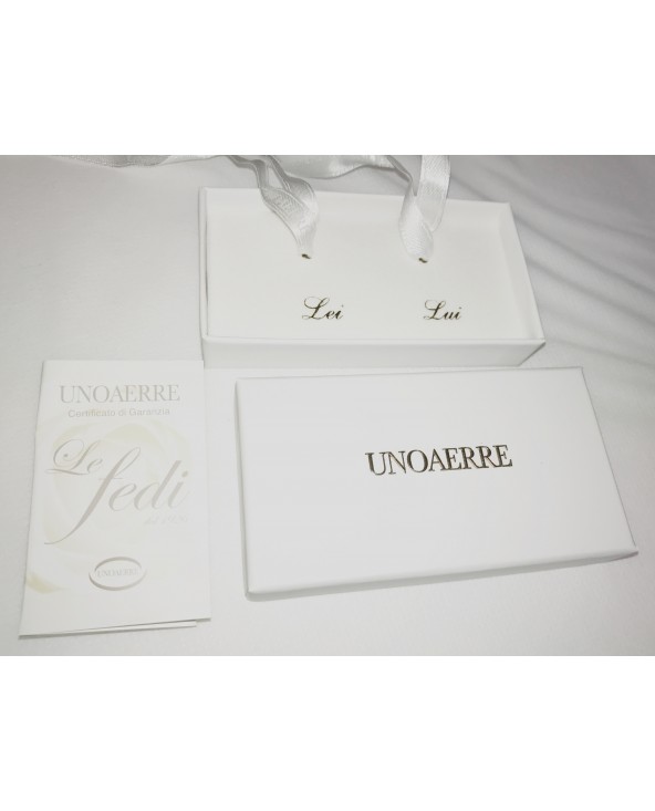 FEDE NUZIALE 4 GR LARGA 3,4 MM ORO 18 KT UNOAERRE fdau4l1ar/w Unoaerre - 4 FEDE NUZIALE 4 GR LARGA 3,4 MM ORO 18 KT UNOAERRE fdau4l1ar/w Unoaerre - 4