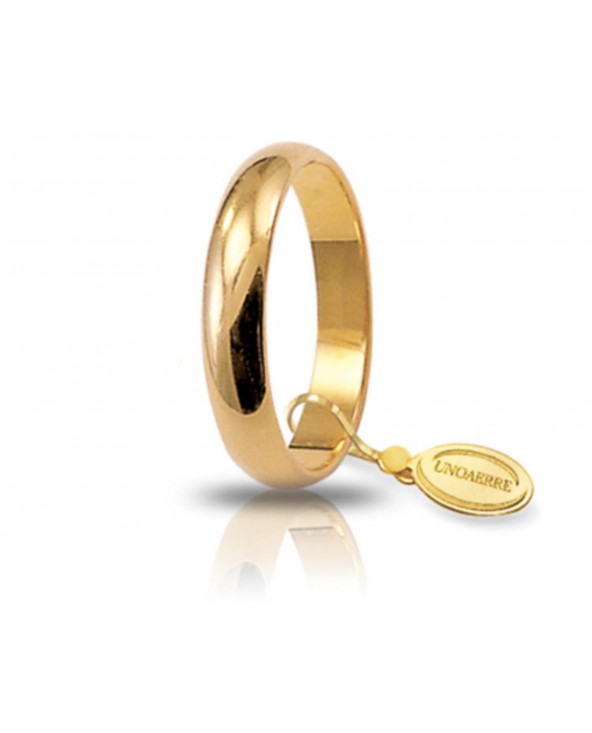 FEDE NUZIALE 4 GR LARGA 3,4 MM ORO 18 KT UNOAERRE fdau4l1ar/w Unoaerre - 5 FEDE NUZIALE 4 GR LARGA 3,4 MM ORO 18 KT UNOAERRE fdau4l1ar/w Unoaerre - 5