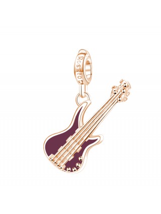 CIONDOLO BASSO ARGENTO ROSA MARCA ROSATO RZ072 rz072 Rosato - 1