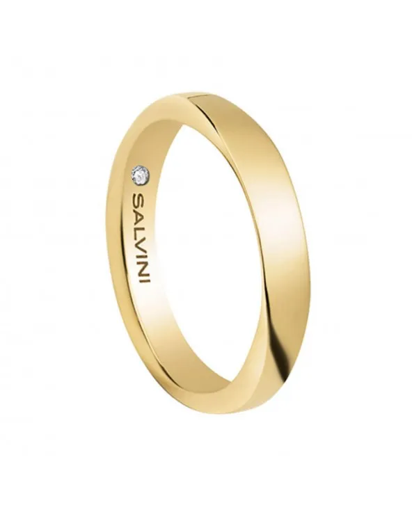 ANELLO FEDE IN ORO CON DIAMANTE INTERNO SALVINI 20054474 20054474 Salvini - 1 ANELLO FEDE IN ORO CON DIAMANTE INTERNO SALVINI 20054474 20054474 Salvini - 1