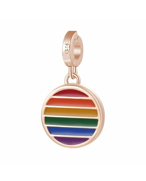 CHARM DONNA E ARCOBALENO IN ARGENTO E ZIRCONI ROSATO RZLE036 rzle036 Rosato - 2 CHARM DONNA E ARCOBALENO IN ARGENTO E ZIRCONI ROSATO RZLE036 rzle036 Rosato - 2