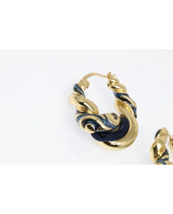 ORECCHINI ARGENTO DORATO E SETA BLU BRACCIALINI GIOIELLI s7277el00260 Braccialini - 4 ORECCHINI ARGENTO DORATO E SETA BLU BRACCIALINI GIOIELLI s7277el00260 Braccialini - 4