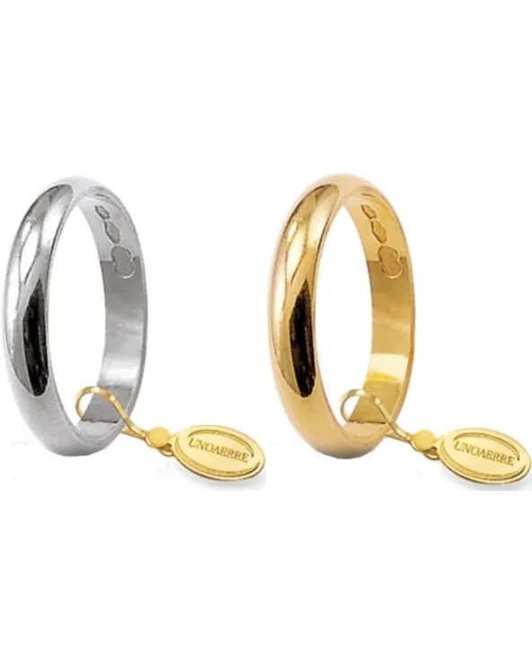 FEDE NUZIALE 3 GRAMMI LARGA 3,4 MM ORO 18 KT UNOAERRE fdau3l1ar/w Unoaerre - 1 FEDE NUZIALE 3 GRAMMI LARGA 3,4 MM ORO 18 KT UNOAERRE fdau3l1ar/w Unoaerre - 1