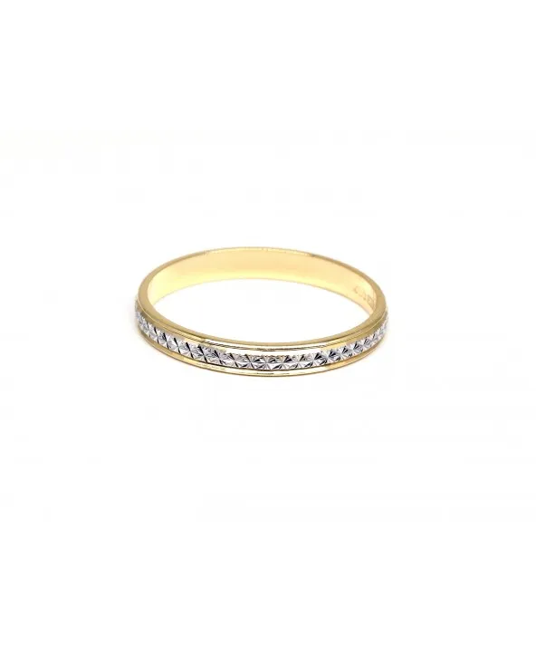 FEDE FEDINA SFACCETTATA IN ORO BIANCO O BICOLORE LARGA 2,5 MM. fd73l2/web Diana - 3 FEDE FEDINA SFACCETTATA IN ORO BIANCO O BICOLORE LARGA 2,5 MM. fd73l2/web Diana - 3