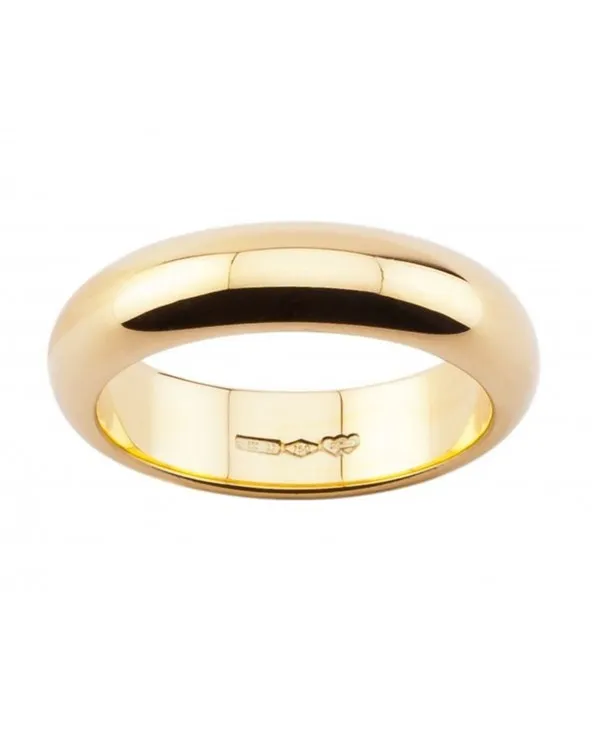 FEDE NUZIALE 10 GRAMMI LARGA 5,5 MM ORO 18 KT fdau10/w Diana - 3 FEDE NUZIALE 10 GRAMMI LARGA 5,5 MM ORO 18 KT fdau10/w Diana - 3