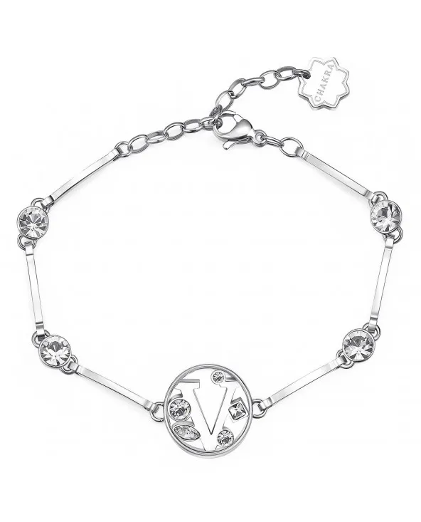BRACCIALE CHAKRA LETTERA V BROSWAY BHKB070 bhkb070 BROSWAY gioielli - 1 BRACCIALE CHAKRA LETTERA V BROSWAY BHKB070 bhkb070 BROSWAY gioielli - 1