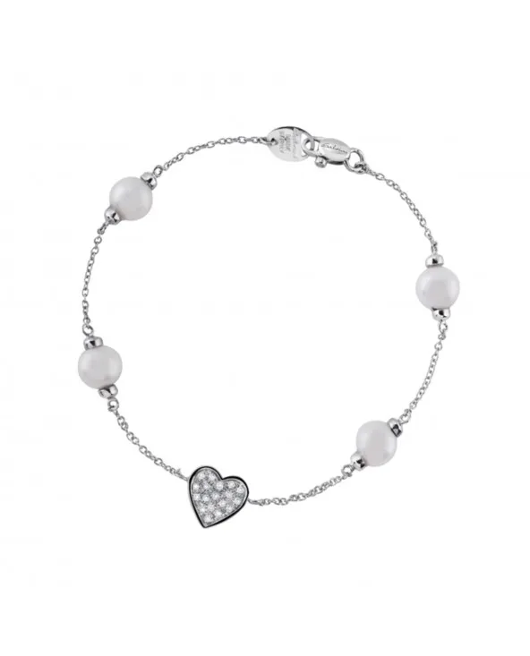 BRACCIALE DONNA SALVINI CON CUORE E PERLE 20057865 2005786 Salvini - 2 BRACCIALE DONNA SALVINI CON CUORE E PERLE 20057865 2005786 Salvini - 2