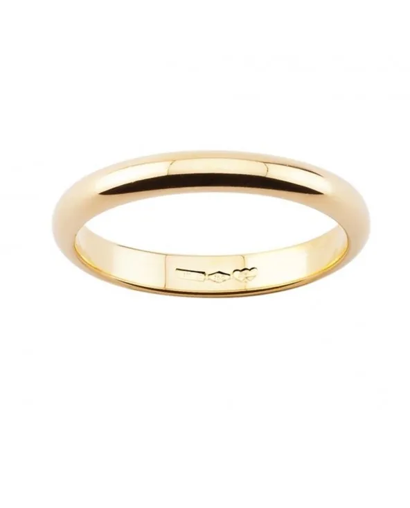 FEDE NUZIALE 4 GR LARGA 3,3 MM ORO 18 KT fdau4s/w Diana - 4 FEDE NUZIALE 4 GR LARGA 3,3 MM ORO 18 KT fdau4s/w Diana - 4