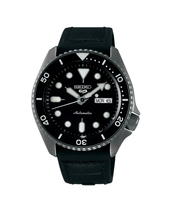 OROLOGIO UOMO SEIKO 5 SPORTS SRPD65K3 AUTOMATIC CINTA SILICONE NERO srpd65k3 Seiko - 1 OROLOGIO UOMO SEIKO 5 SPORTS SRPD65K3 AUTOMATIC CINTA SILICONE NERO srpd65k3 Seiko - 1