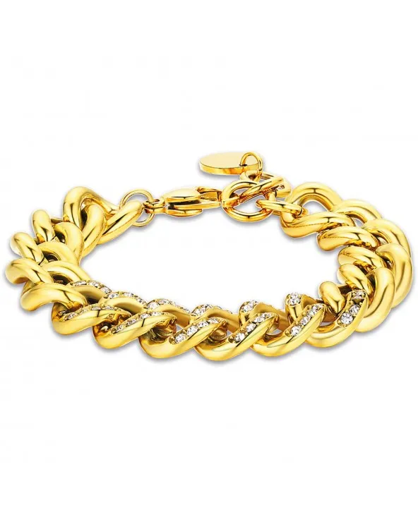 BRACCIALE DONNA CATENA IN ACCIAIO LUCA BARRA BK2070 bk2070 Luca Barra - 1 BRACCIALE DONNA CATENA IN ACCIAIO LUCA BARRA BK2070 bk2070 Luca Barra - 1