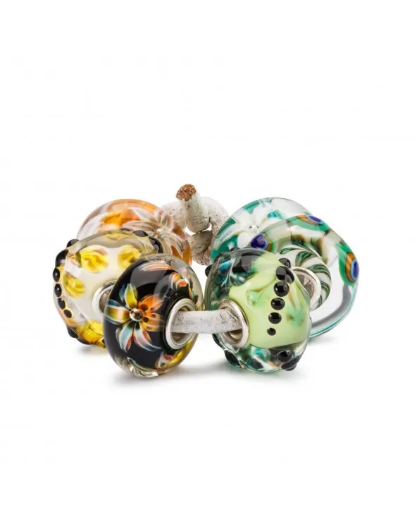 SET BEADS ELEGANZA DELLA NATURA CHARM TROLLBEADS TGLBE-00198 tglbe-00198 Trollbeads - 1 SET BEADS ELEGANZA DELLA NATURA CHARM TROLLBEADS TGLBE-00198 tglbe-00198 Trollbeads - 1
