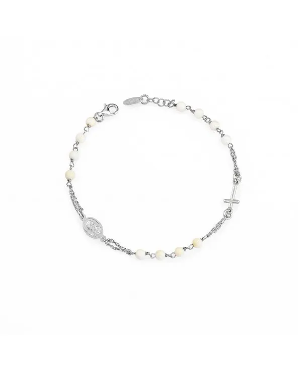 BRACCIALE ROSARIO CON PERLINE IN ARGENTO AMEN BROBB3P brobb3p Amen - 1 BRACCIALE ROSARIO CON PERLINE IN ARGENTO AMEN BROBB3P brobb3p Amen - 1