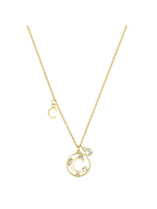 COLLANA CHAKRA LETTERA C BROSWAY BHKN029 bhkn029 Brosway - 1